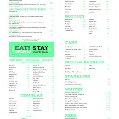 Menu - The Porch | Winter Park | Eat, Drink & Stay Awhile